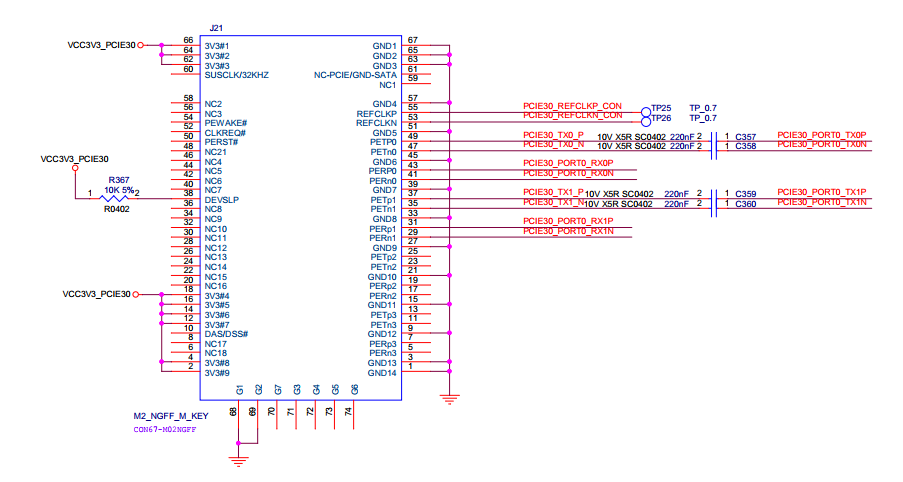 image-RK3588-PCIE-SSD硬件接口