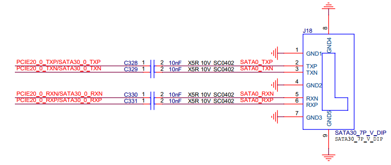image-RK3588-SATA3.0硬盘+SATA电源